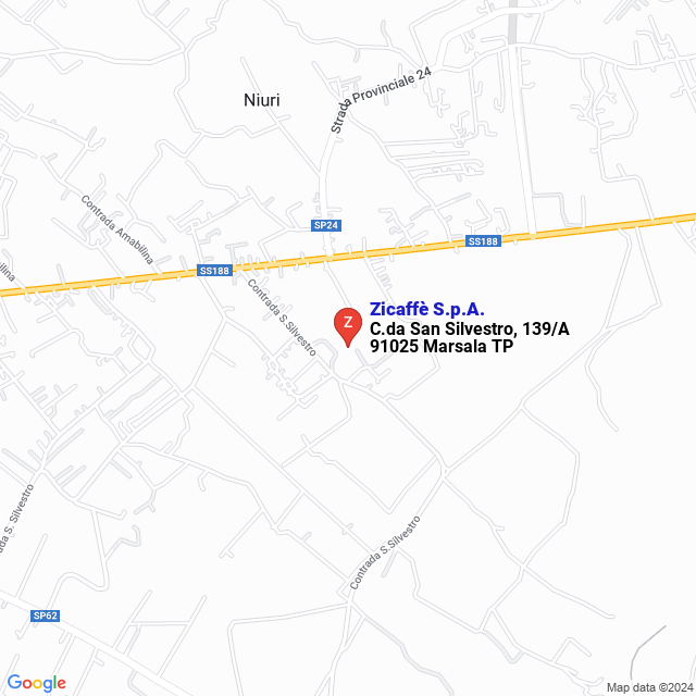 apri la mappa di Zicaffè S.p.A.