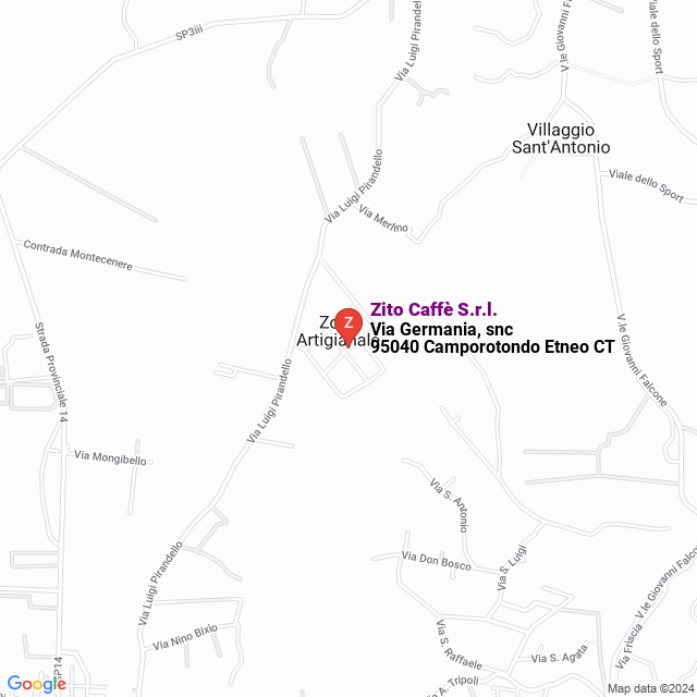 apri la mappa di Zito Caffè S.r.l.
